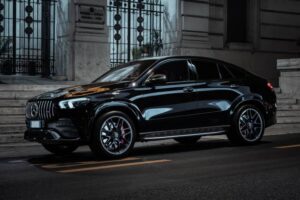 Elegant luxury sedan with sleek design