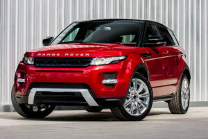 Red Range Rover SUV
