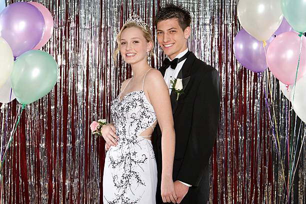 High school prom night celebration